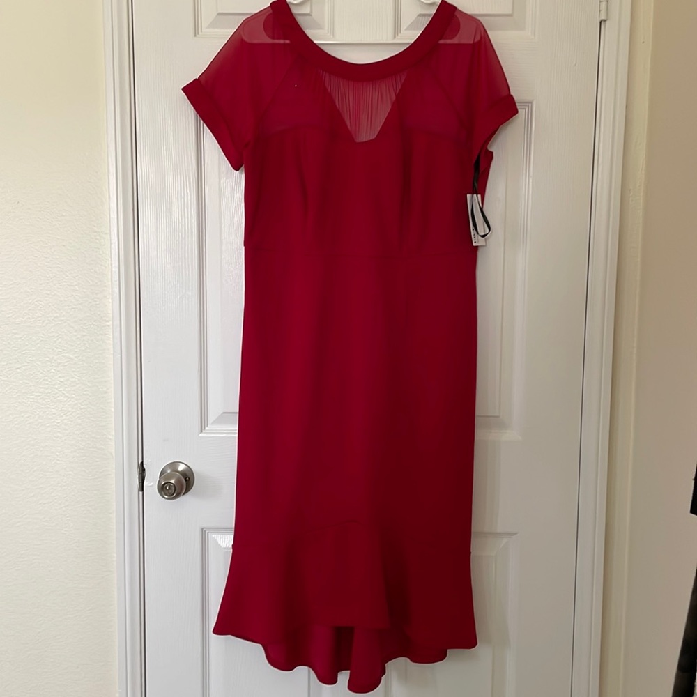 Red dress! Never warn!